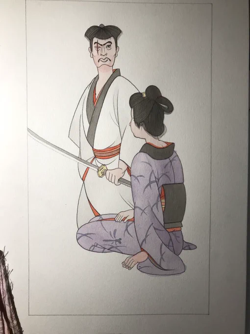 昔挑戦してみた絵柄 