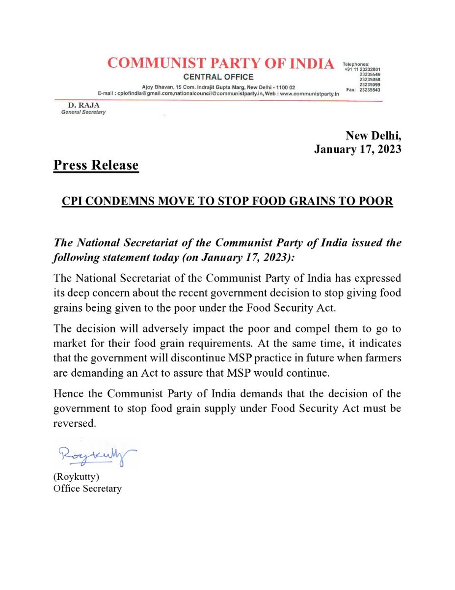 Communist Party of India - CPI tweet media