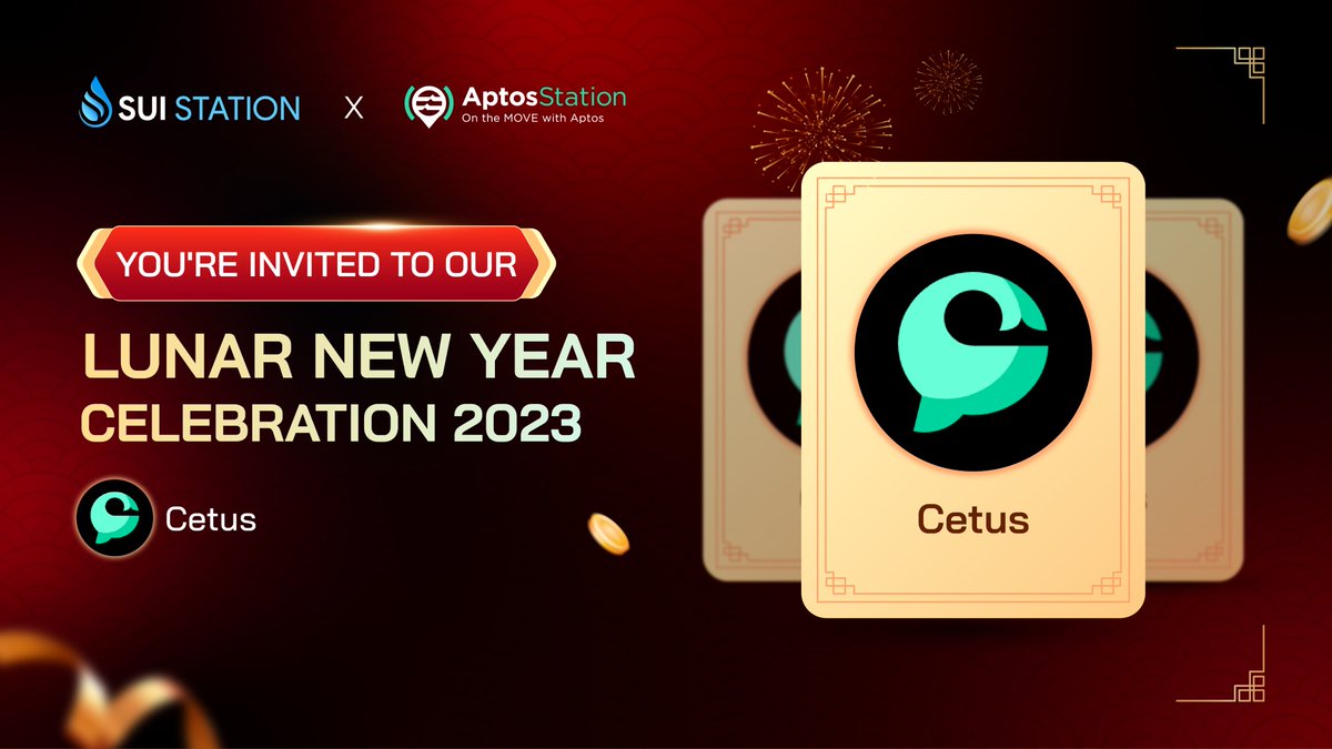 Azuki_86's tweet photo. 🥳 Lunar New Year 2023 with @CetusProtocol

Cetus is a Pioneer DEX and Concentrated Liquidity Protocol Built on #Aptos &amp; #Sui. Cetus delivers best trading experience and superior capital efficiency to DeFi users.

Join now and claim the prizes from Cetus: https://t.co/AXTUgZ54Zb https://t.co/vn0fAzJYpM