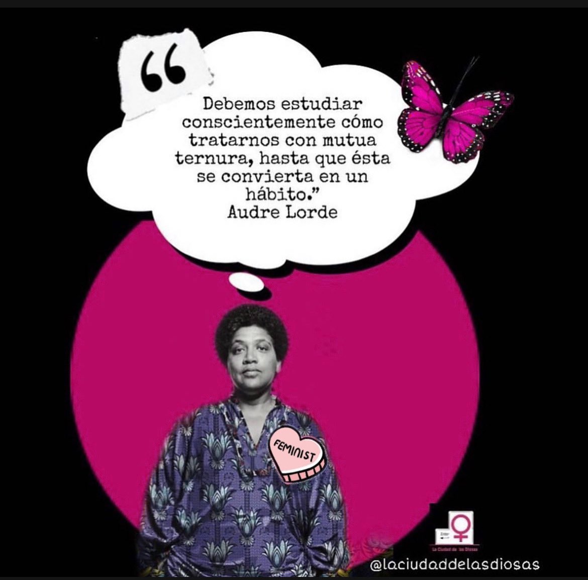 En un mundo lleno de violencia la ternura es un acto de rebeldía. #Feminismo #Días #Viernes