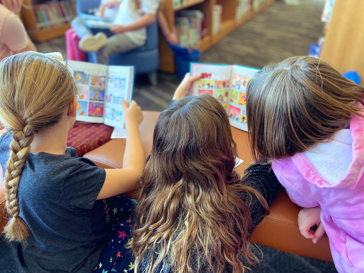 ❤️ When my library <a href="/WSELibrary/">Wolf Springs Library</a> is FULL of little readers 📖 It just sets my soul at ease