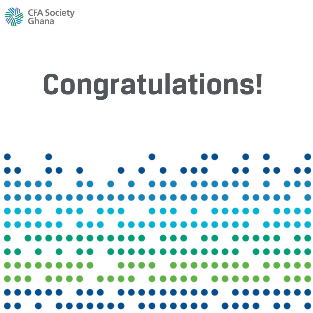 CfaGhana's tweet photo. Congratulations to all candidates who passed their November Level II CFA exams.
Well done! We look forward to supporting you through your CFA Program journey💪
#cfasocietygh #cfa #cfaexam #cfaprogram #cfainstitute https://t.co/AWrBnDhmua