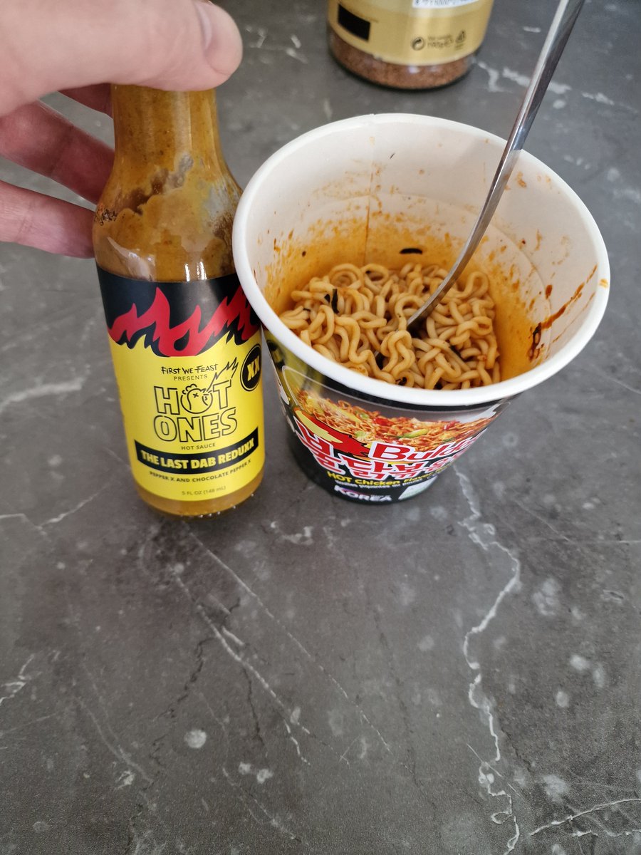 D365Geek's tweet image. These are 10/10 for noodles. Sometimes though, you need to make them hotter 🔥🔥🔥

@firstwefeast helps with The Last d
Dab 👍

#SpiceLords