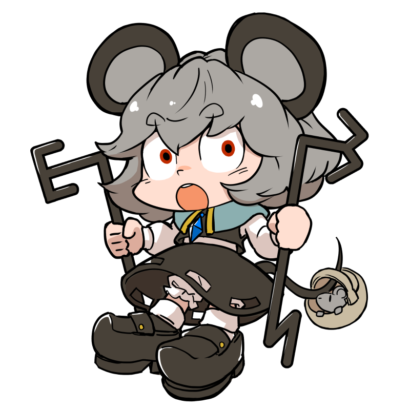ナズーリン 「ナワバト風3種 」|うぃすのイラスト