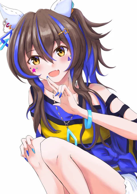 ヘリオス実装おめでとうございますー(過去絵整形再掲)#ダイタクヘリオス #ウマ娘 
