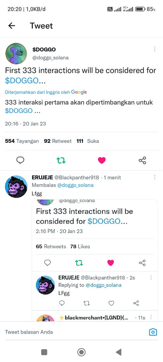 Bagus080420's tweet photo. @doggo_solana BVcksMaiS2p3TuNtAmqj14p3eKprcFb2HBcWQMfyaimt https://t.co/0H93aqRsyU