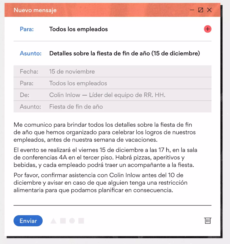 GabySancris's tweet photo. Un memorando es un documento que se envía a todo una organización para comunicar qué sucede en la empresa.  #comunicaiesa https://t.co/AqPSqAH3Ux