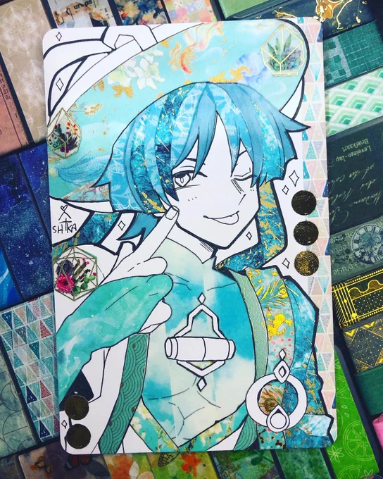 Just wanderer ///// What name did you guys give him?#GenshinImpact #washitapeart 