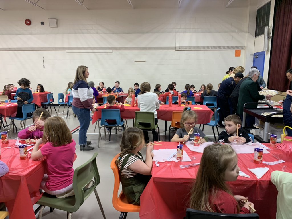 RobinFooteElem's tweet photo. Happy Lunar New Year! What a day we had at Robin Foote thanks to our student Kyzer’s dad and grandfather who taught us how to make dumplings. Every student made a few, and then we shared a meal together! https://t.co/LsPmmbj49K