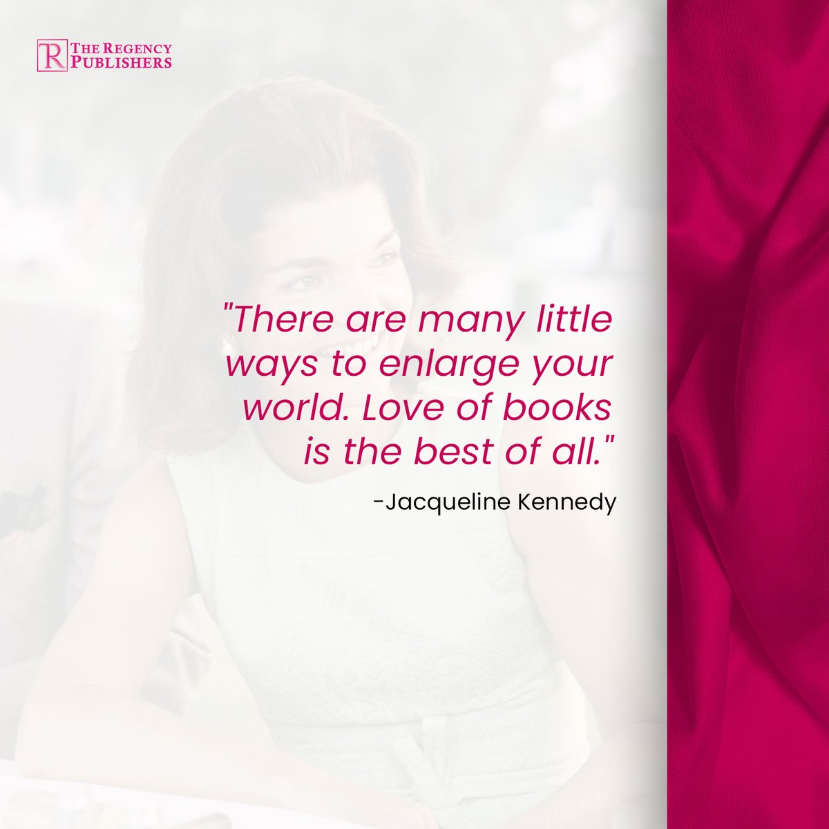 Indeed, one of the best ways to appreciate and experience even the impossible in this world is through books.

#TheRegencyPublisher #JacquelineKennedy #writer #books #booklovers #illustrator #naturalscientist #conservationist