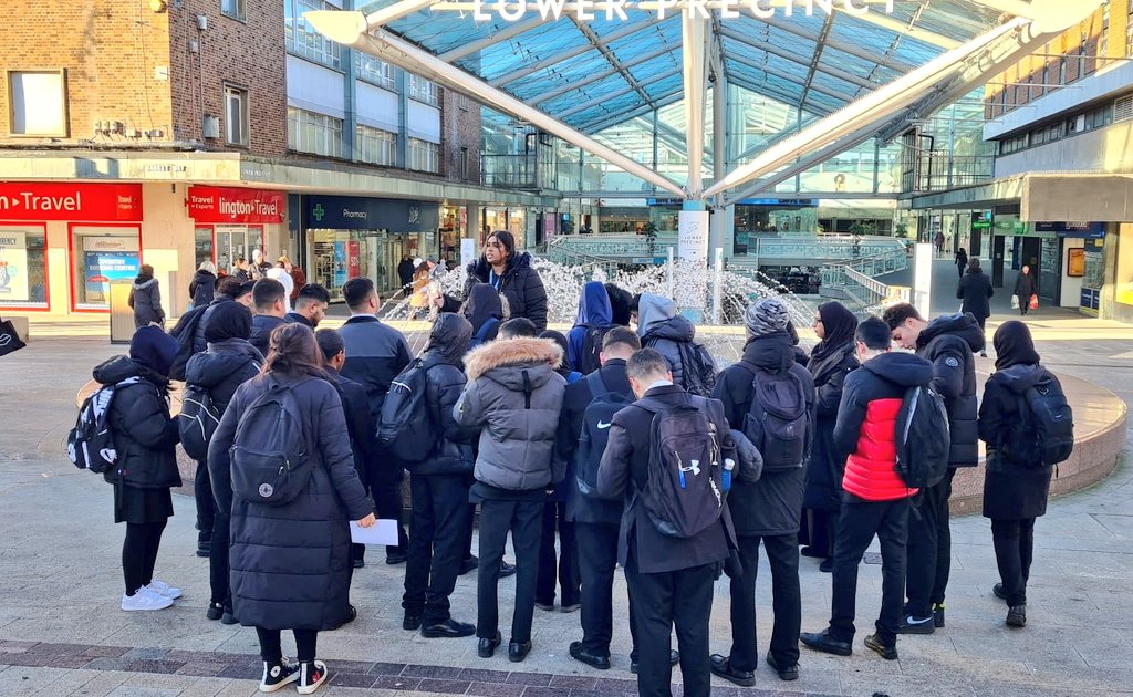 BiancaMehz's tweet photo. Year 11 Human Fieldwork on Regeneration in Coventry City Centre https://t.co/4c1B6PyxWT