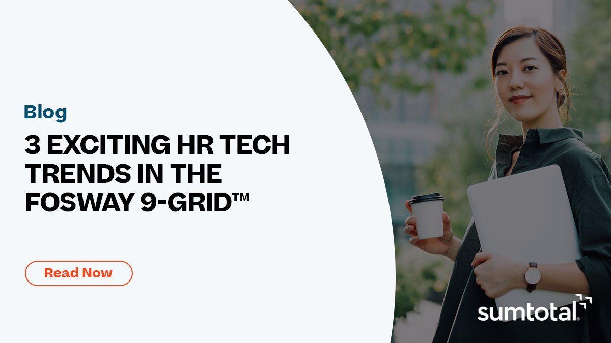 Fosway Group's 2022 9-Grid™ report for Talent &amp; People Success points to some exciting emerging trends.

In our latest blog, we note 3 of the report’s predictions on how HR technology will drive industry shifts. Read more here: bit.ly/3CXVmMl