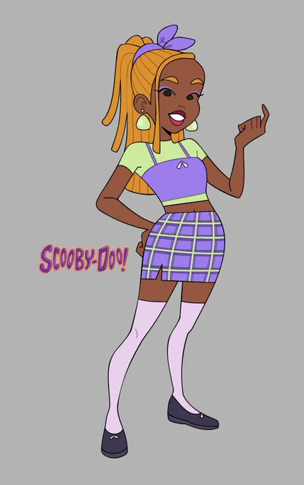 i honestly love the velma show designs, ive just always wanted to try my hand at drawing these guys heehee 