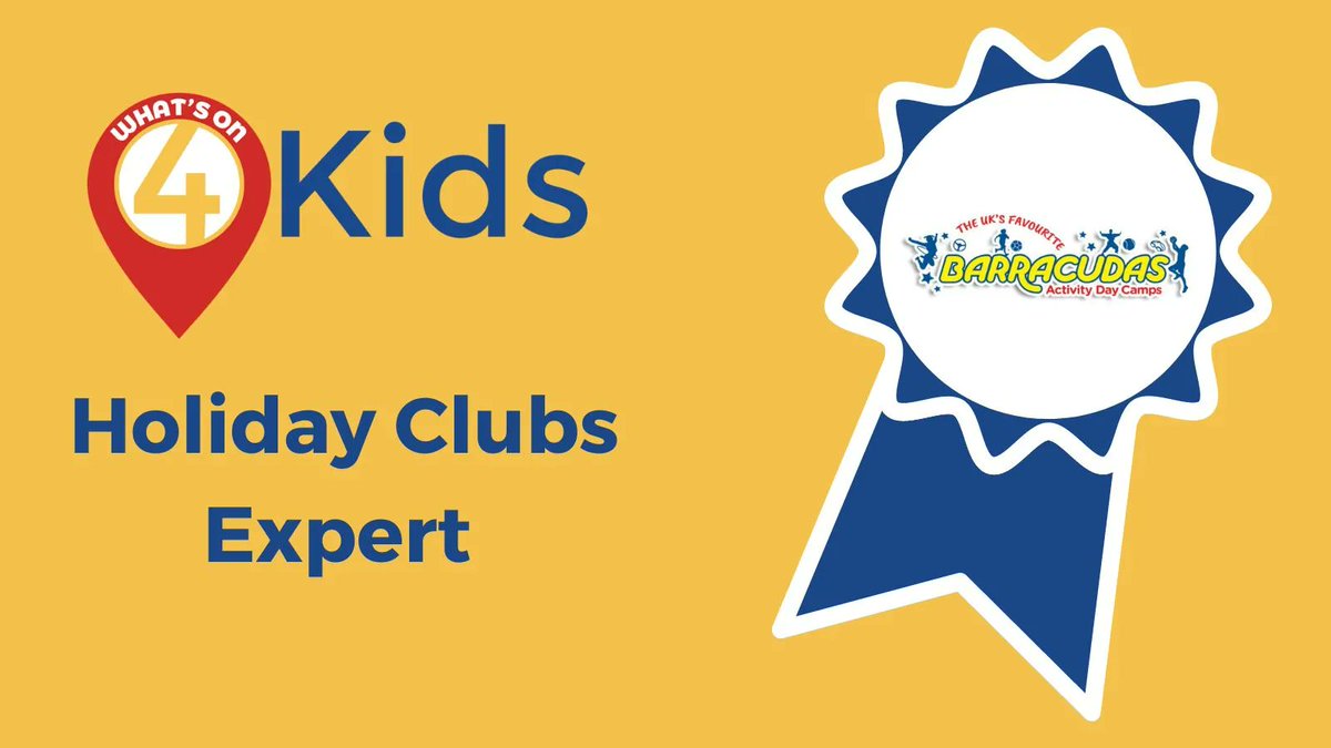 Are looking for a way to help boost your child's confidence in the school holidays and not sure where to start? We can help! 

Our Holiday Club experts <a href="/barracudascamps/">☀️ Barracudas Activity Day Camps ☀️</a> can help! ⚽️ 🏅buff.ly/2BCFpLW 

#Expert
#Holidayclubs