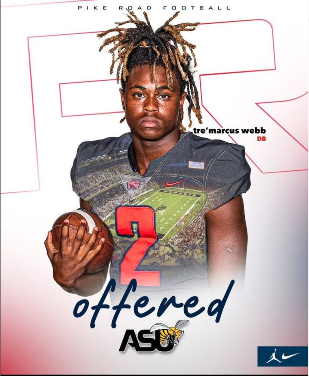Pike Road Football (@pikeroadfb) on Twitter photo 2024 / DB @pikeroadfb Tre'Marcus Webb with the @bamastatefb offer!! 2024 / DB @pikeroadfb Tre'Marcus Webb with the @bamastatefb offer!!