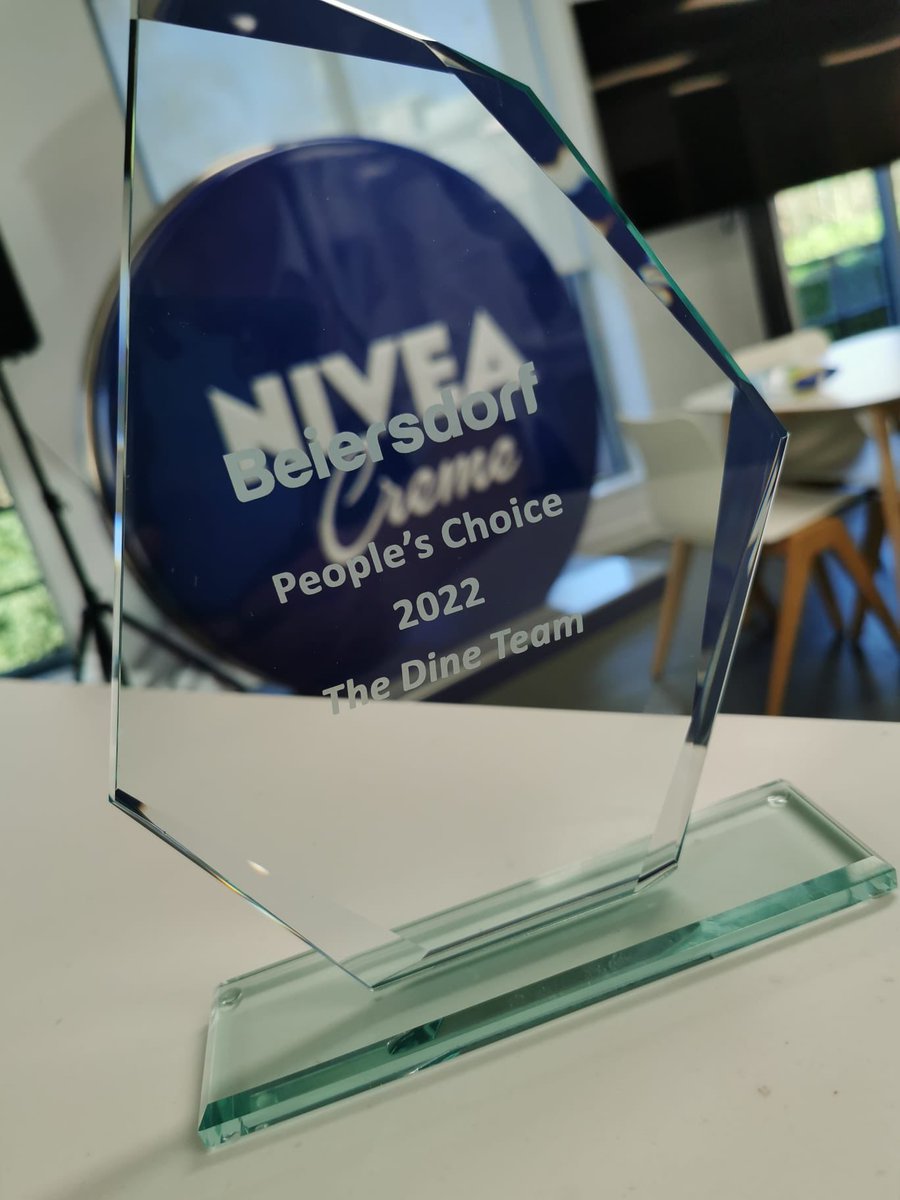 Congratulations to my #Beirsdorf team for winning the people’s choice award at last nights award ceremony. #Amazingteam <a href="/ItswhatwedoWELL/">DineContractCatering</a>