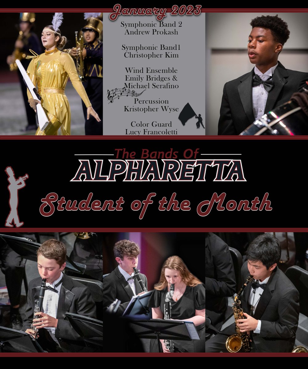 Congrats January Students of the Month! <a href="/toddmanson/">Todd Manson</a>  <a href="/AHS_RaiderBand/">AHS Raider Band</a>
