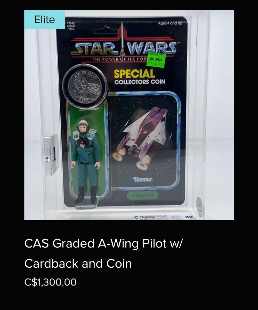 Genxcollectable's tweet photo. This is a gorgeous example of the Power of the Force A-wing Pilot. Both the figure and the cardback received a grade of 90 and the CAS custom display is gorgeous!

For more pictures, figures, and collectables visit us at https://t.co/NiuuF6KOj8 https://t.co/bAQvpMxbOU