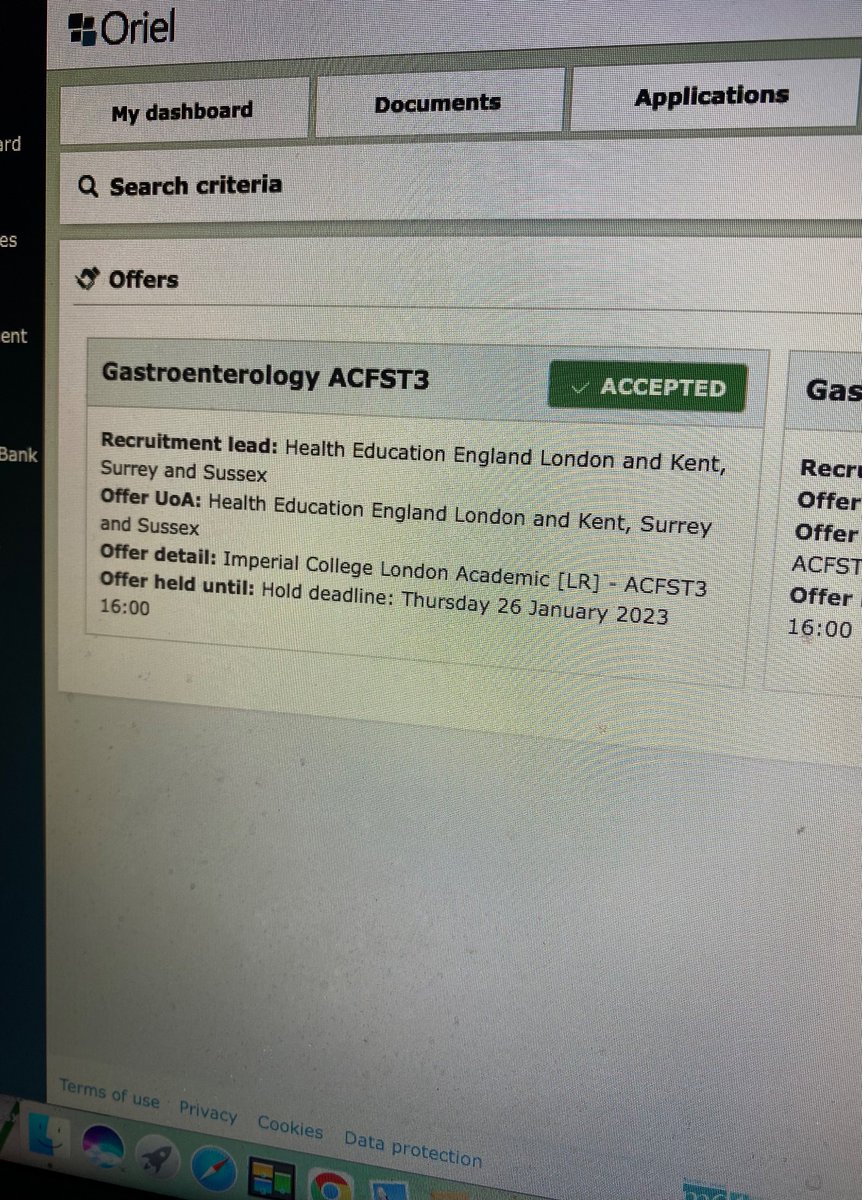 sonika_sethi's tweet image. Yesterday was an extremely special day as I received 2 ACF offers for Gastroenterology for North West Thames/Imperial &amp;amp; Oxford/Thames Valley 🙏🏼 Accepted my Imperial offer &amp;amp; I’m so excited to begin my gastro reg &amp;amp; med reg journey this august! #GastroACF #GoingBackHome @ImperialMDR