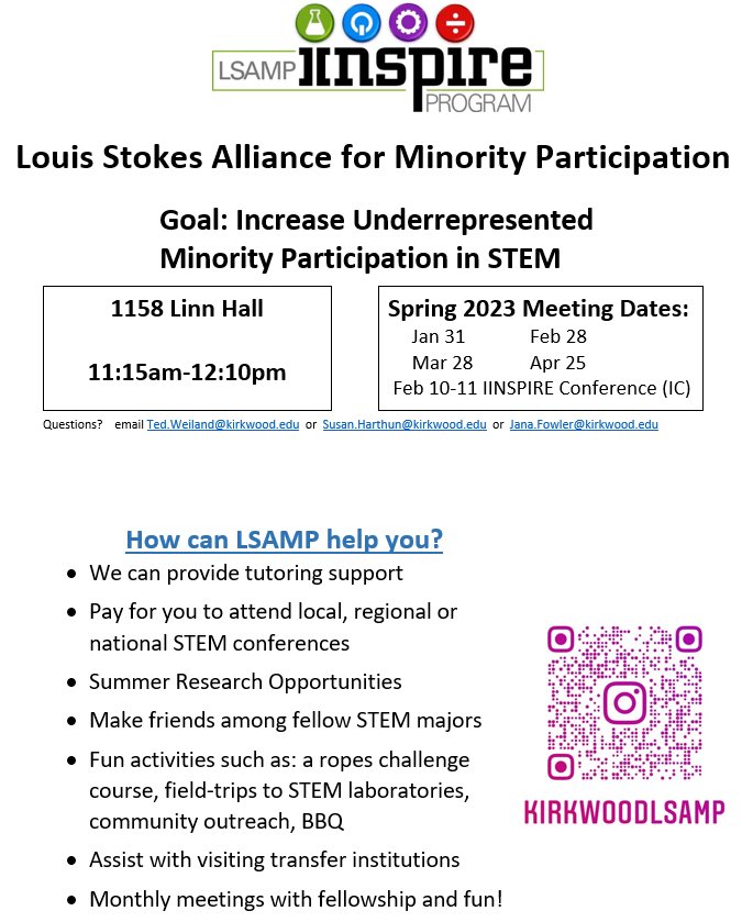 Kirkwood LSAMP tweet media