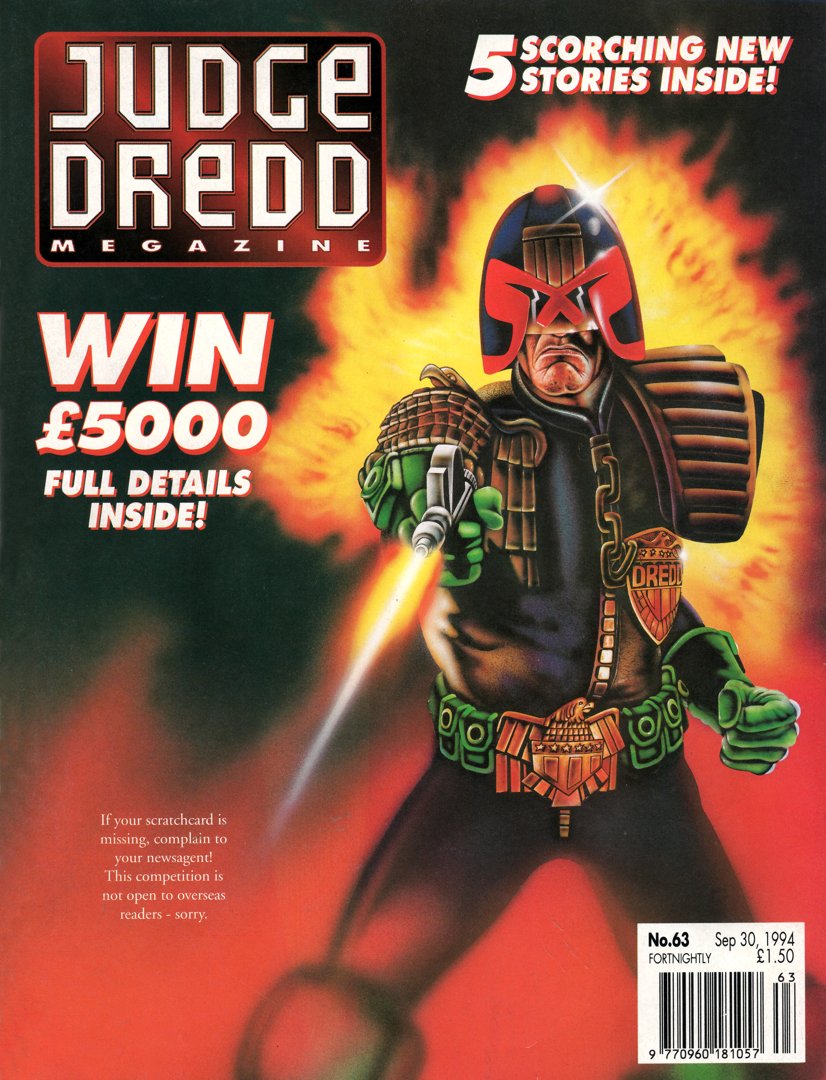 superfuturetro's tweet image. Judge Dredd Megazine, cover by Mark Wilkinson (1994), Fleetway Editions (London).

#comics #comicart #retro #1990s #coverart #judgedredd #sciencefiction #sf #scifi #uk #britain