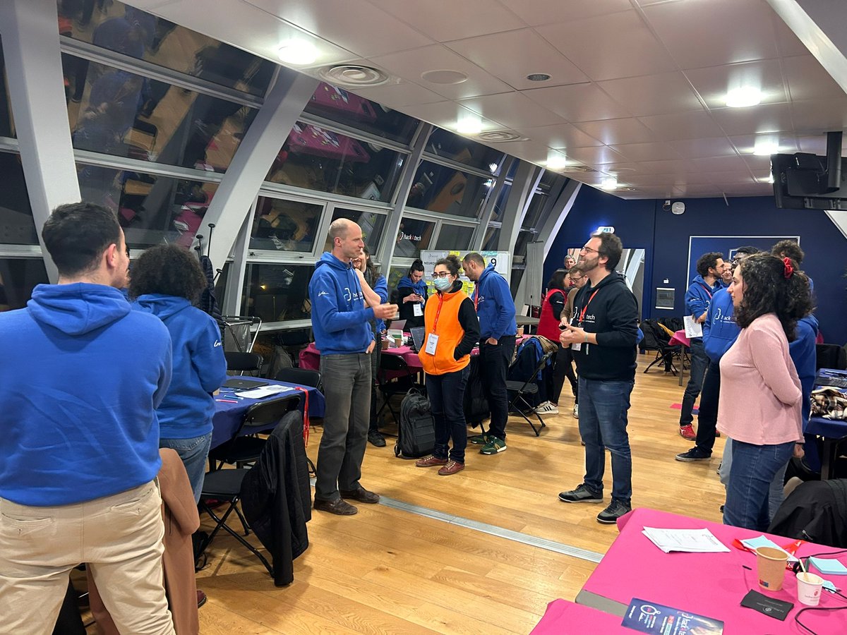 inria_grenoble's tweet image. [#hackAtech2023]

À quelques heures de la fin du 2ème jour, les équipes font un point intermédiaire à l&apos;assemblée 📣
L&apos;occasion de savoir où ils en sont et de se motiver à aller plus loin encore dans ce #marathon #innovation 💡

On les encourage un maximum en likant ce tweet 👍