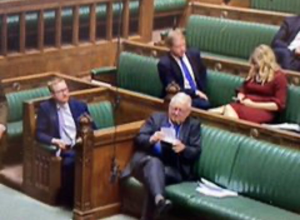 Laura__Farris's tweet photo. I’m so glad this creepy weird behaviour has been called out today. Not content with screaming abuse at my friend Miriam Cates after her speech on Wednesday, @lloyd_rm plonked himself onto the Conservative benches to intimidate her https://t.co/cI7kFCRhI1