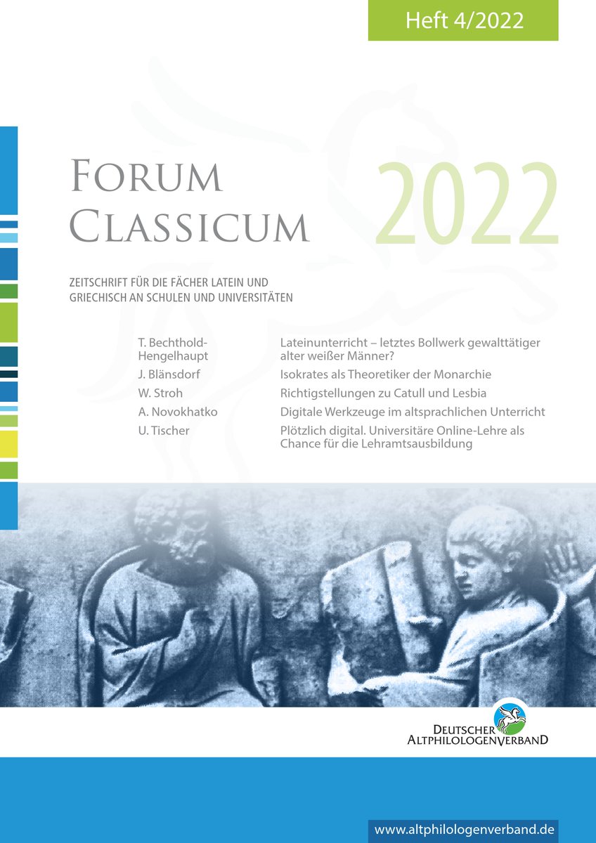 New issue of Forum Classicum Vol. 65, No. 4 (2022) journals.ub.uni-heidelberg.de/index.php/fc/i… @RomAthen  <a href="/Propylaeum_FID/">Propylaeum</a>  #OpenAccess