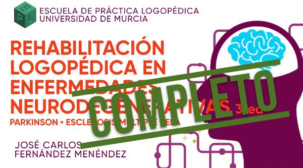 PracticaEscuela's tweet photo. 📢 Llenas todas las plazas del curso NEURORREHABILITACIÓN LOGOPÉDICA EN ENFERMEDADES NEURODEGENERATIVAS. ¡Gracias a todos los inscritos! Más formación en nuestra web 👇

🔗 https://t.co/A1Kom8oJTH https://t.co/6lyd1BqeSc