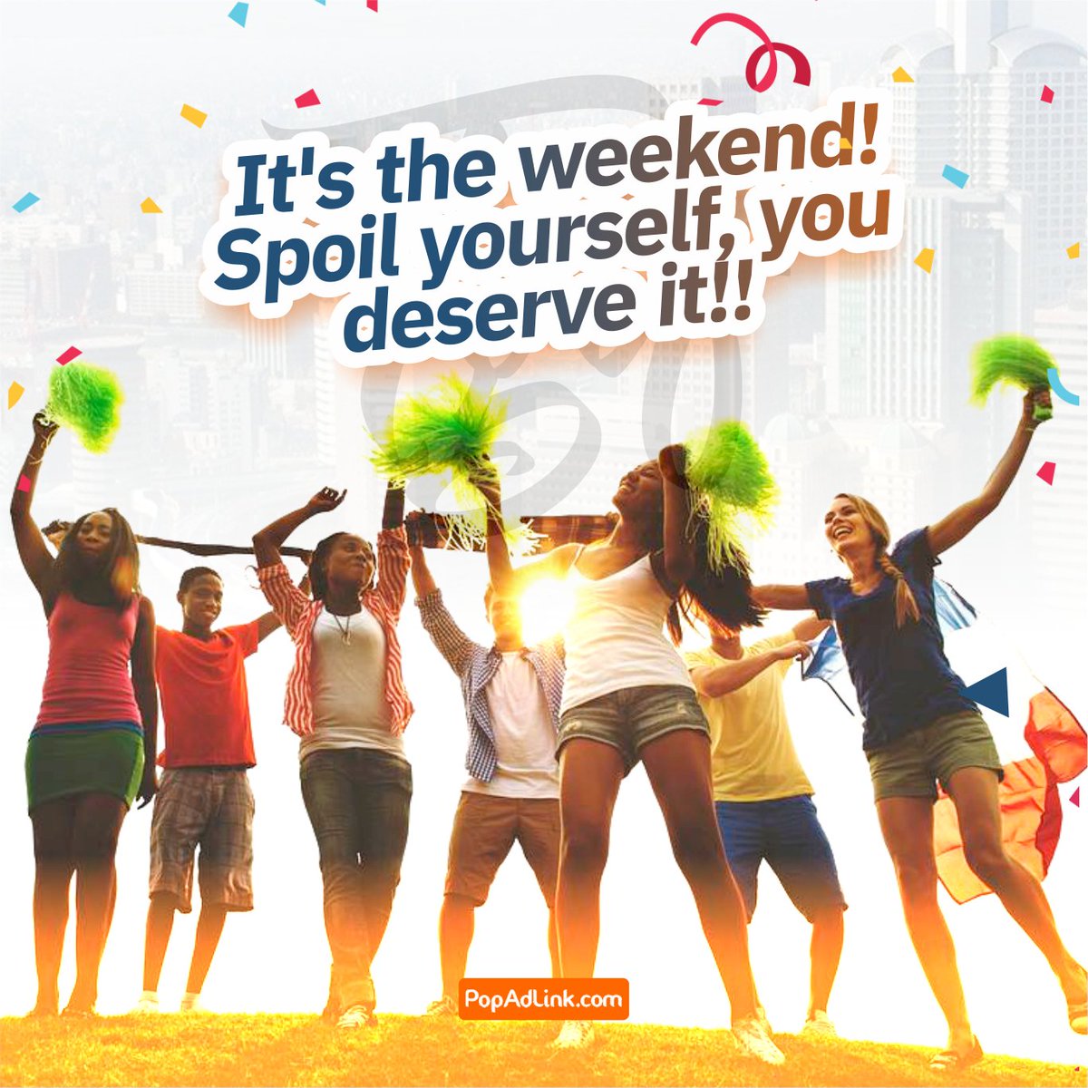 Maximize your weekend. Have fun

#tgif #corporatefun