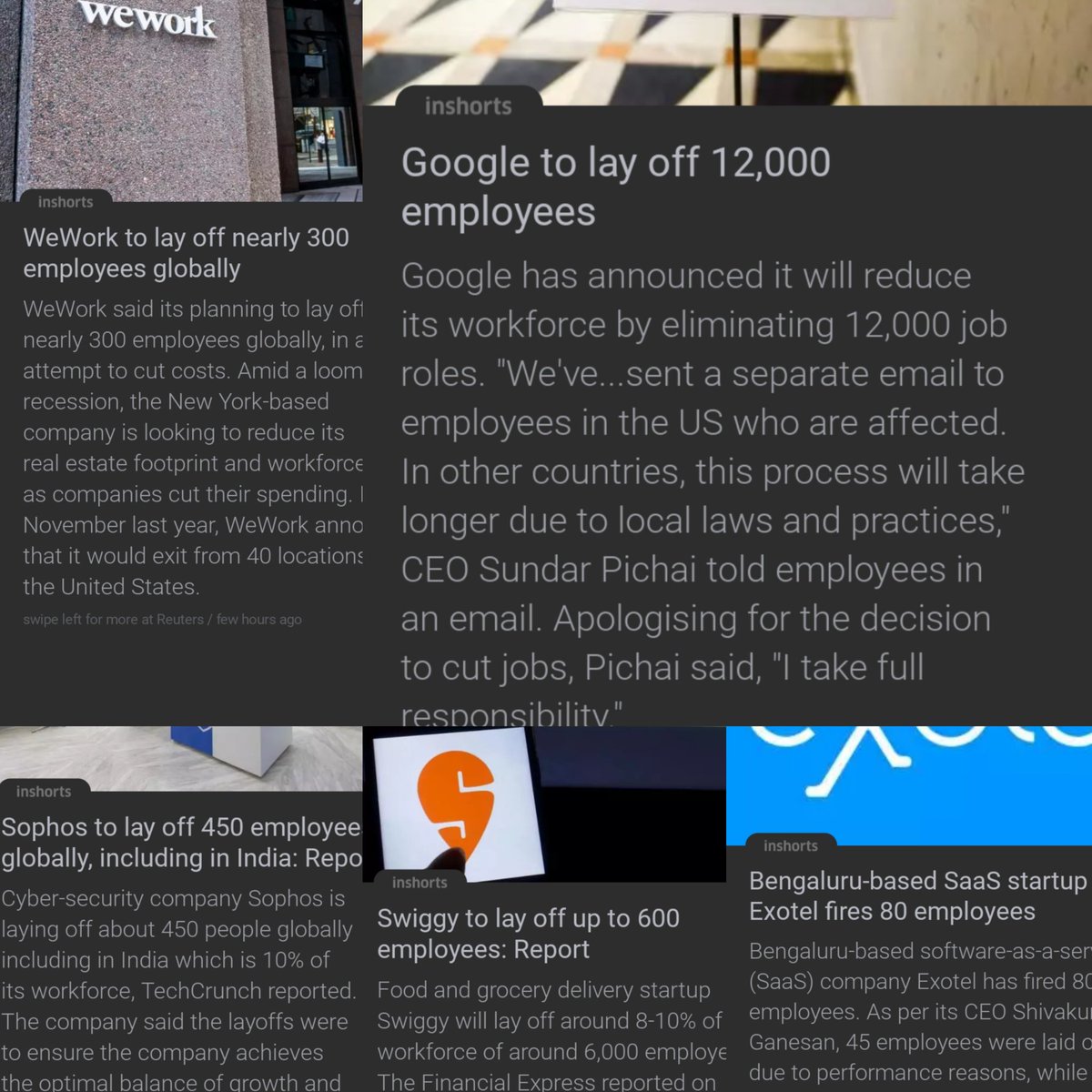 calcamonia's tweet image. Only thing I saw in this statement is that the labor laws are so lax and corporate friendly in the US that they can fire you over email even when you've been with Google for 20 years. #hellscape