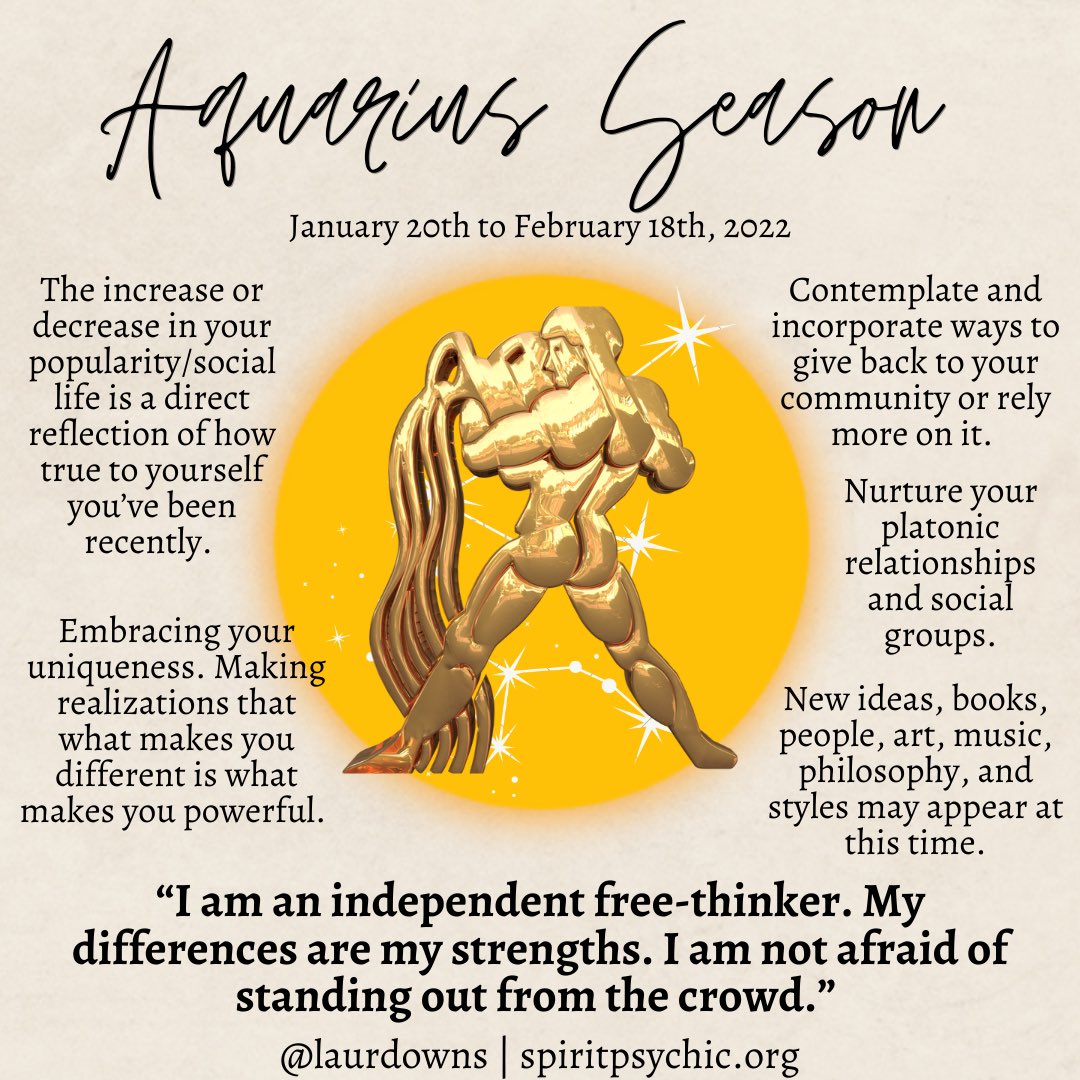laurdowns's tweet photo. Happy Aquarius Season ♒️☀️ https://t.co/adXEIoZyCk