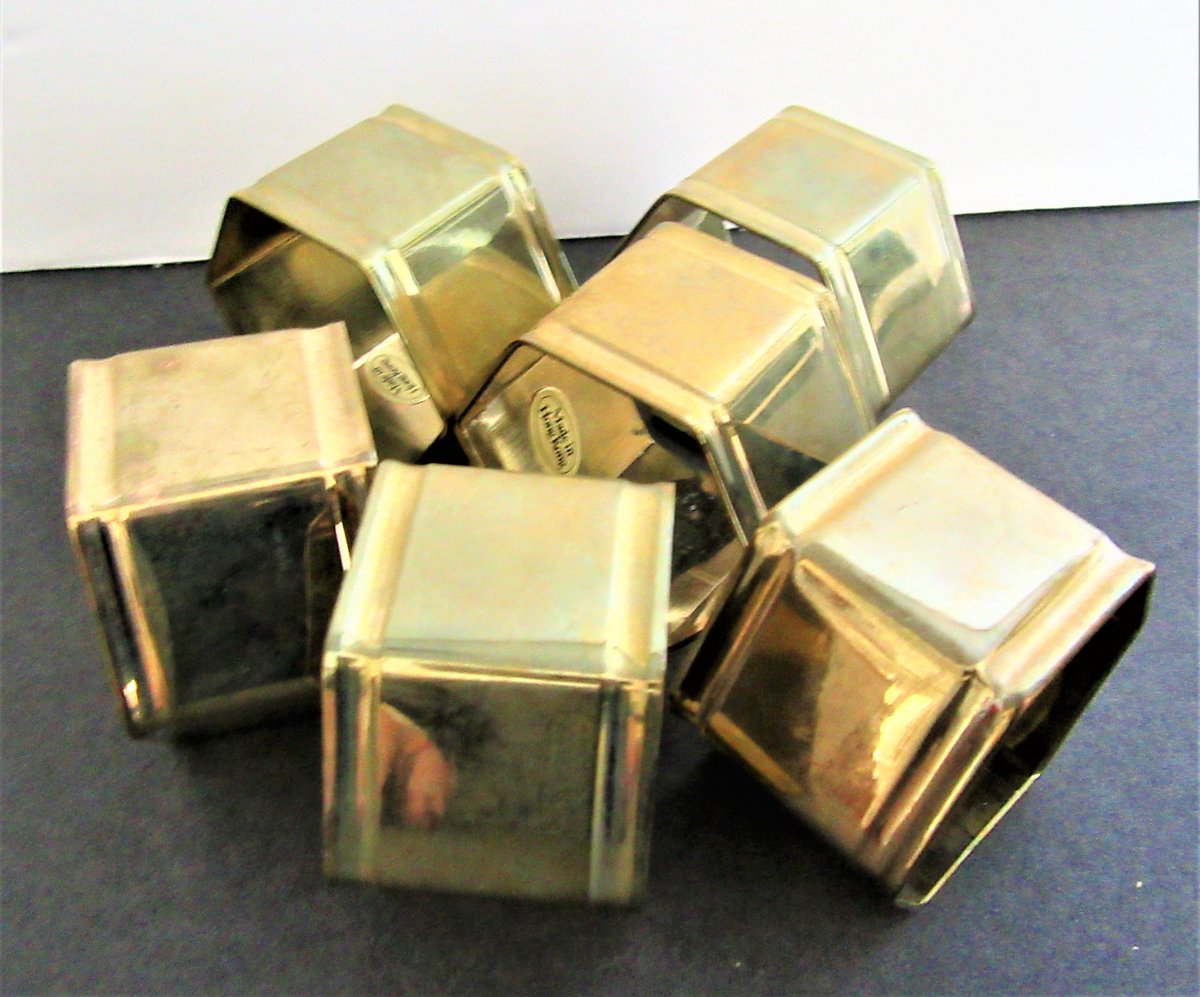 Excited to share the latest addition to my #etsy shop: Brass Napkins Rings, Set of 6, Vintage 70's Style, Heavy Brass, Made in Hong Kong, New Old Stock etsy.me/3Wt5fZ8 #gold #metal #vintagobsessions #artnouveaustyle #brassnapkinrings #vintagenapkinrings #brassn