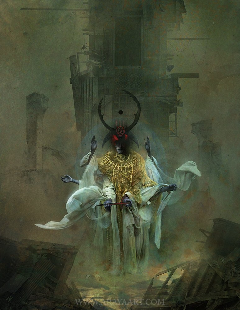 Sentinelcreativ's tweet photo. The King in Yellow - The Tatters by Samuel Araya https://t.co/gBuv2NYd33