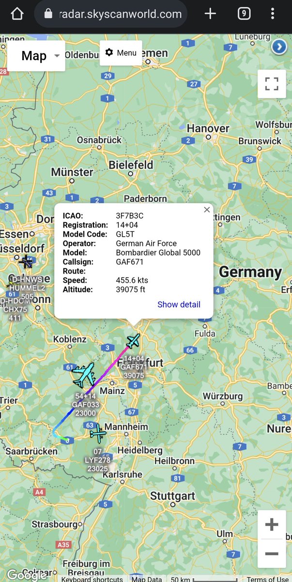 scan_sky's tweet photo. Several Defence Ministers Heading Home After Meeting At Ramstein Air Base ๐ฉ๐ช ๐บ๐ธ To Discuss Support For Ukraine ๐บ๐ฆ
Govt Of Turkey ๐น๐ท - G550 - TC-DAP - #TRK7
Polish AF ๐ต๐ฑ - G550 - 0001 - #PLF105
German AF ๐ฉ๐ช - Global 5000 - 14+04 - #GAF671
Lithuanian AF ๐ฑ๐น - C-27J - 07 - #LYF278 https://t.co/zFX0XuOVTP