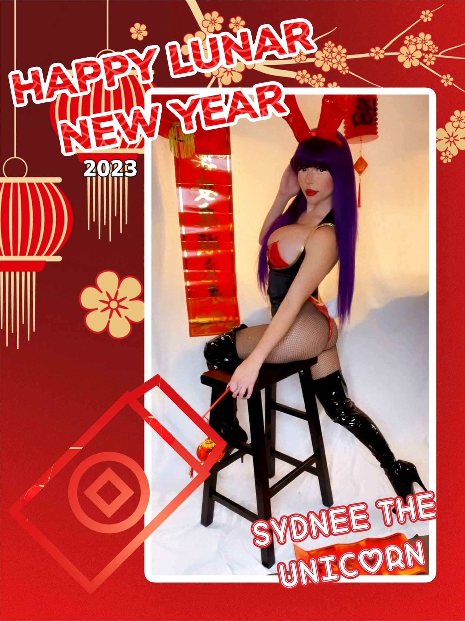 SydneeTheUnicorn on Twitter "Fú shòu shuāng quán 💜 May you enjoy both