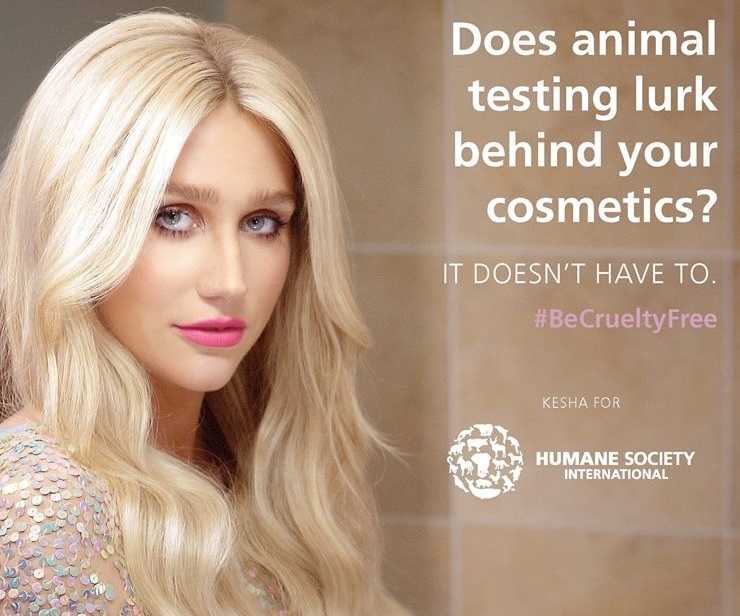 kesha #becrueltyfree 2015.