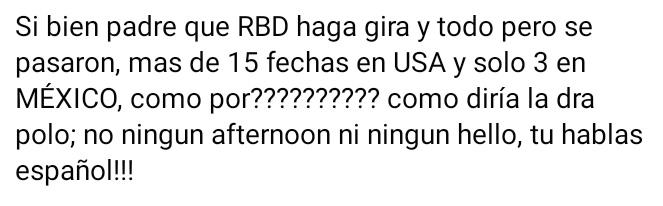 lslq_ad's tweet photo. Pinches mamones, la neta. @DiaMundialDeRBD
@billyrosas
@Anahi
@christiancha
@christopheruck
Estoy muy enojada y al mismo tiempo bien nerviosa por la tontería de sacarlos en @Ticketmaster_Me que es una basura clona boletos. 😫

#RBD2023 #RBDRegresa #RBDTour2023 https://t.co/tlKuSzom3o