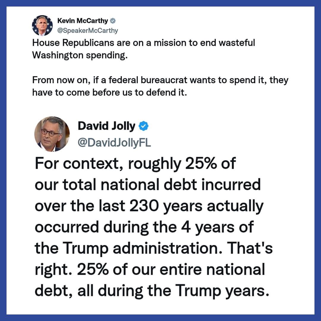 Robert1Berg's tweet image. Don’t blame Biden… Trump is responsible for most of our total national debt…