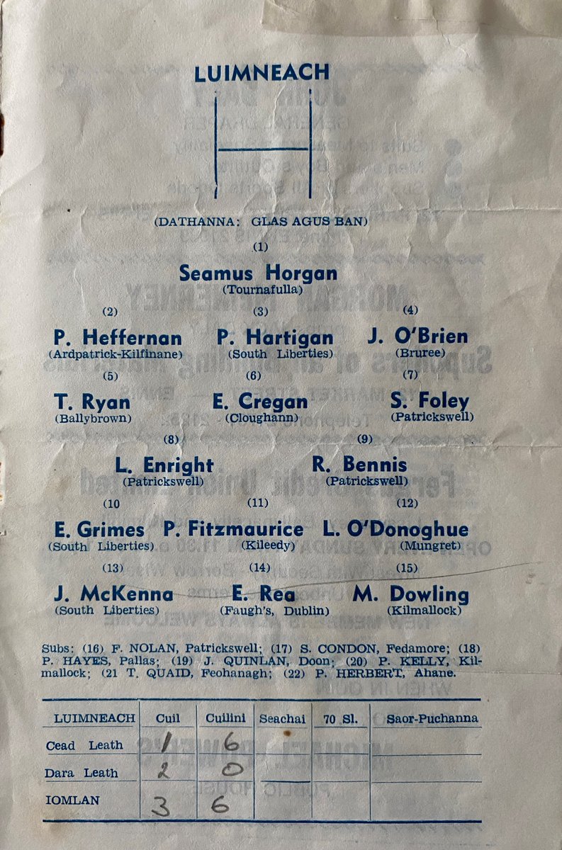 GAA Programmes tweet media