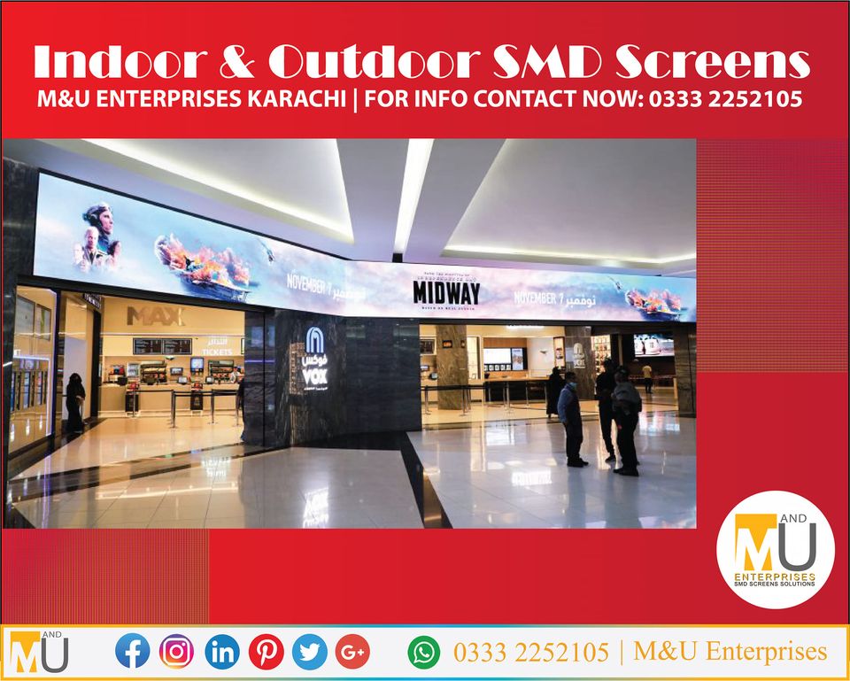 EnterprisesMu's tweet image. Indoor 4k Huge Commercial SMD Display Installed in Karachi, Pakistan 

#outdooradvertisement
#karachismd
#karachibusiness 

Contact:
Phone: *+92 333 2252105*
Visit website: muenterprises.hdeveloperscommunity.com
📌Sadar Karachi 
Advertised by #Developers Community