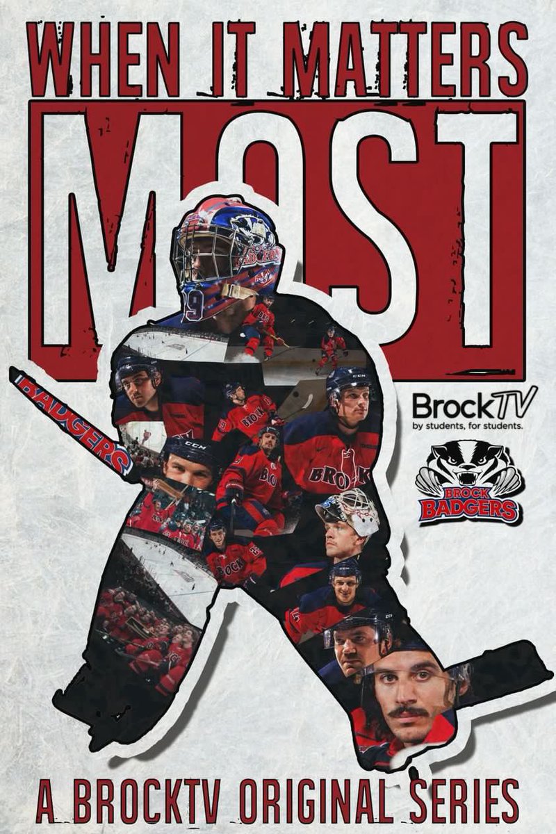 🚨 #WhenItMattersMost IS HERE 🚨

Big shoutout to @Joel_An10ny who’s expertise keep the engine running in this project. 

Thank you to @tjmanastersky for the opportunity to work with you and @BrockMensHockey 

Episode 1: New Beginnings ⬇️

youtu.be/-UyluBpWh_0