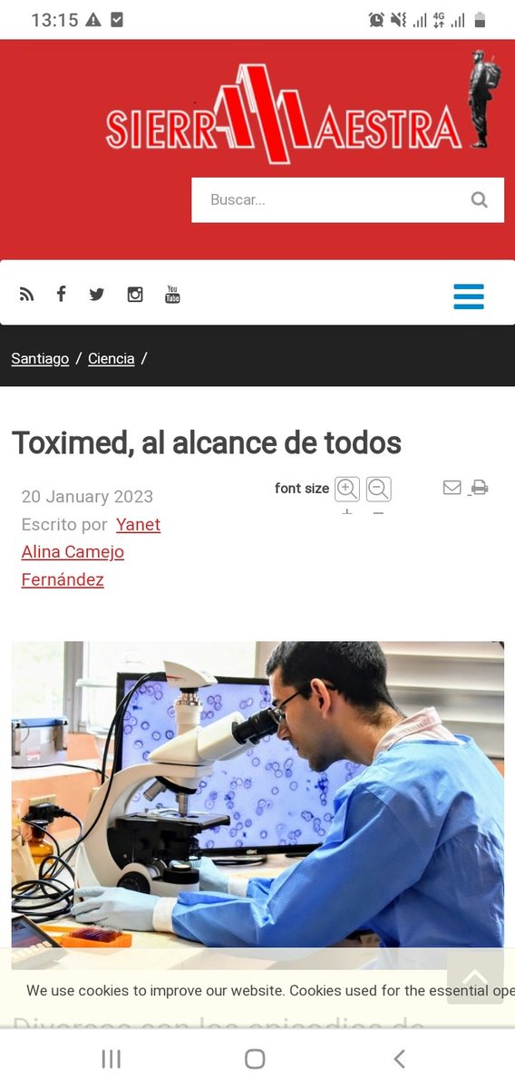 IrelaAndres's tweet photo. # Toximed una Entidad de Ciencia, Tecnología e Innovación que presta Servicios Científico Técnicos y desarrolla investigaciones "Por la protección del hombre y su medio". 25 años al servicio de la ciencia. https://t.co/ZteUJ5OpKd