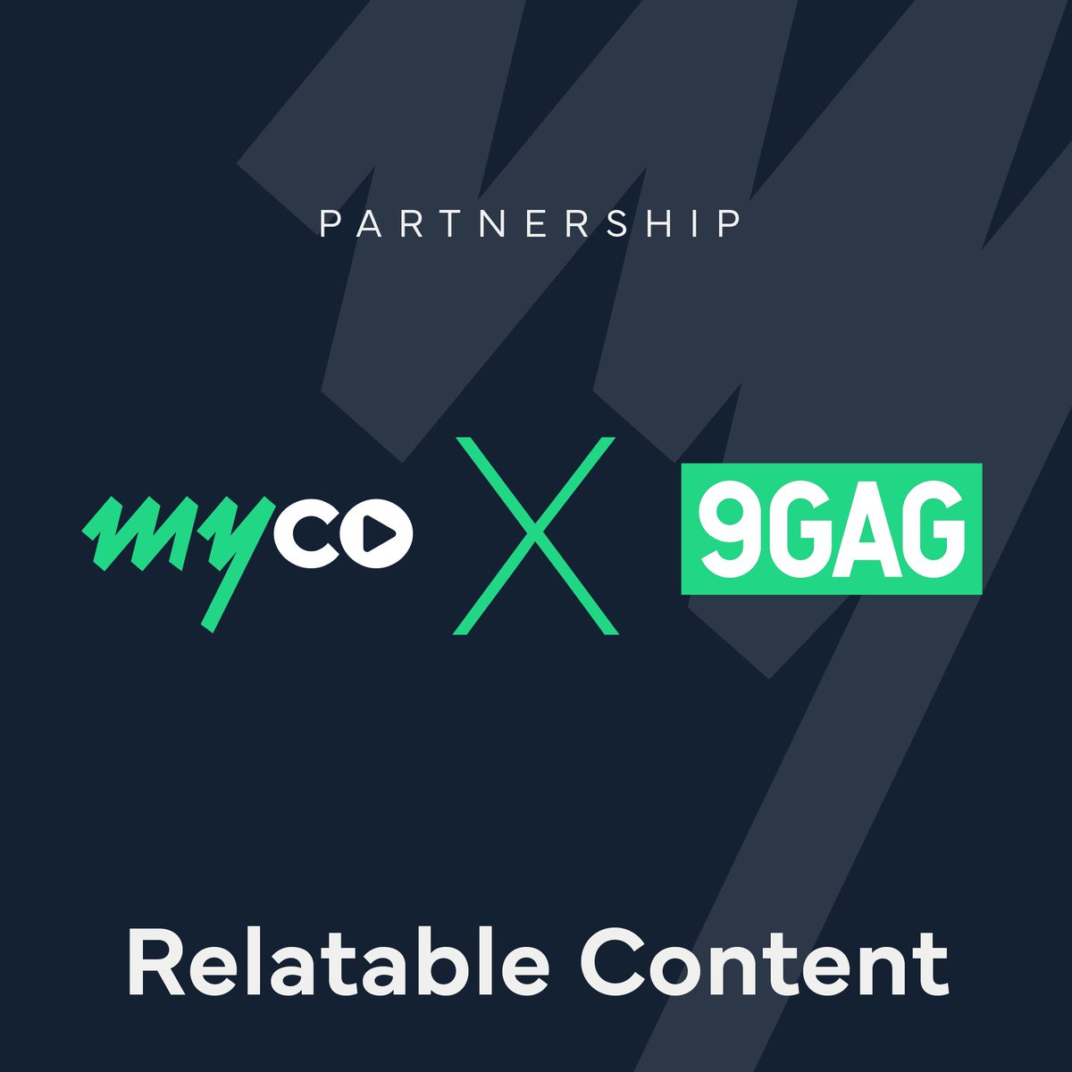 myco_io's tweet photo. Get ready for some serious LOLs! We're thrilled to announce our partnership with @9GAG 🤩 Stay tuned for AMAs, exclusive content, and so much more! 🔥 

Download our app here: https://t.co/r46nCf0y2W 

#Collab #WatchandEarn #mycox9gag https://t.co/XVrSfar8wN
