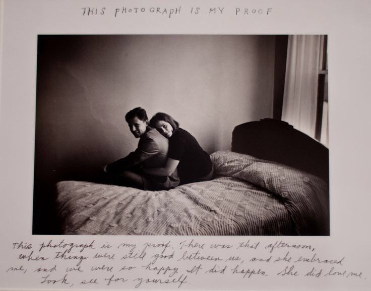 misanharriman's tweet photo. “This photograph is my proof. There was that afternoon, when things were still good between us, and she embraced me, and we were so happy. It did happen. She did love me. Look for yourself.” This is my proof, Duane Michals, 1974 https://t.co/cvzzBBdOlV