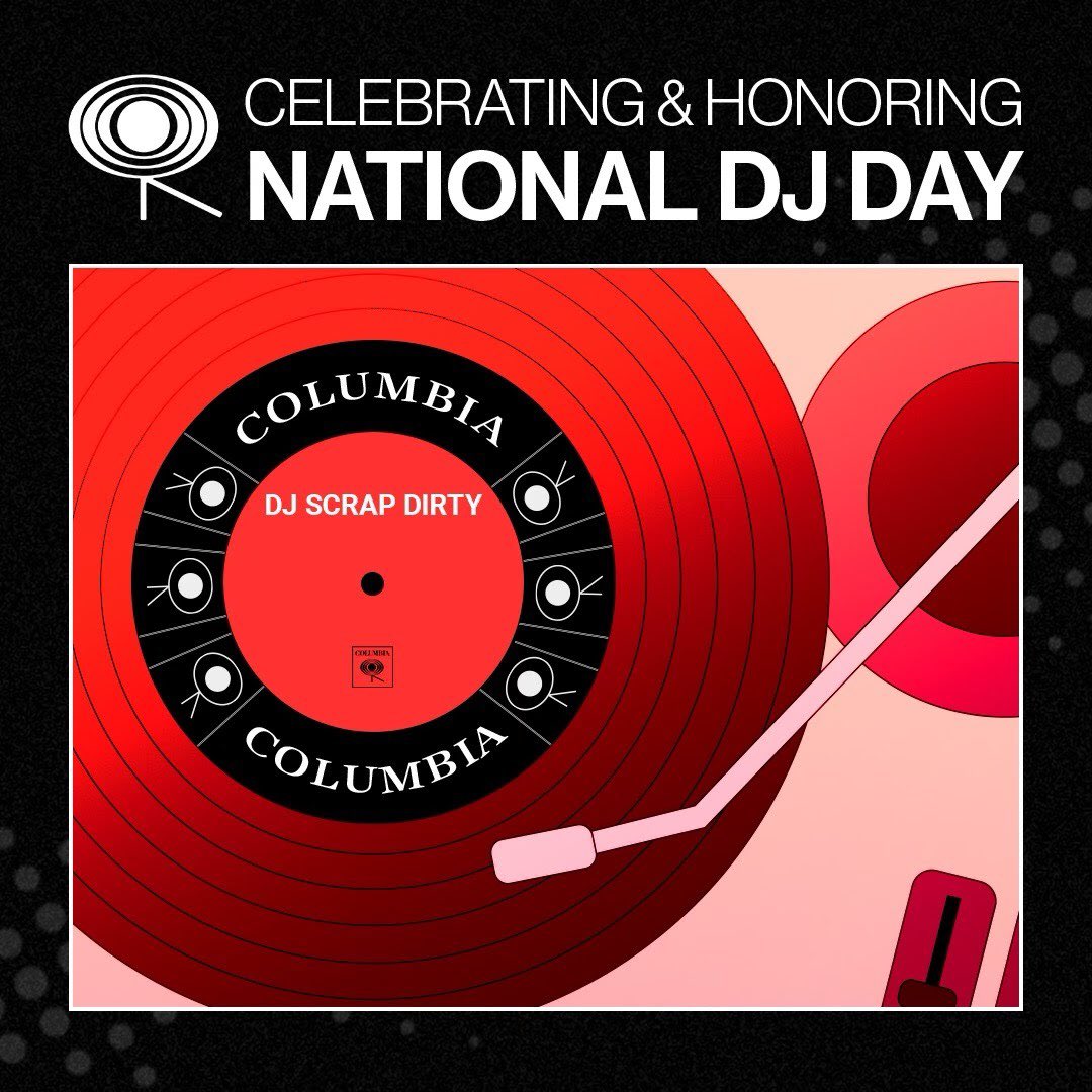#nationaldjday🎧 peace to all the real DJs around the world 🌎 thank u <a href="/ColumbiaRecords/">Columbia Records</a> <a href="/WiltWallace/">Wilt Wallace</a>