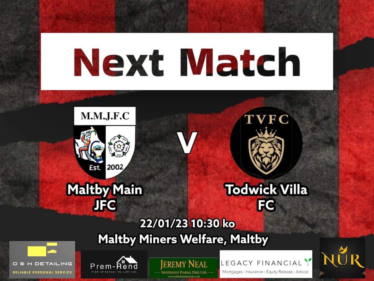 Maltby Main JFC Sunday tweet media