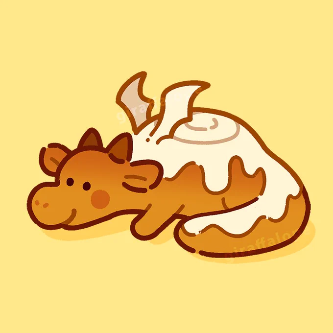 Cinnamon bun dragon :3 