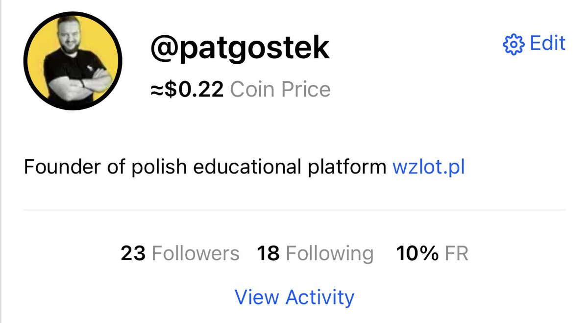 PatGostek's tweet image. It’s so funny I have more followers on @BitClout than on twitter 😅 #Bitclout