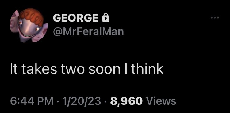 georgeprivatez's tweet photo. GEORGE PRIVATE TWEET 
(6:44pm GMT) https://t.co/ehtC1337MM